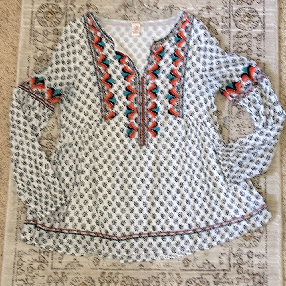 Embroidered Bohemian blouse from Sundance in size M